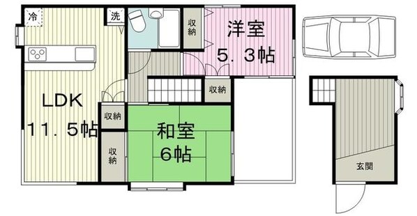 黒澤邸の物件間取画像
